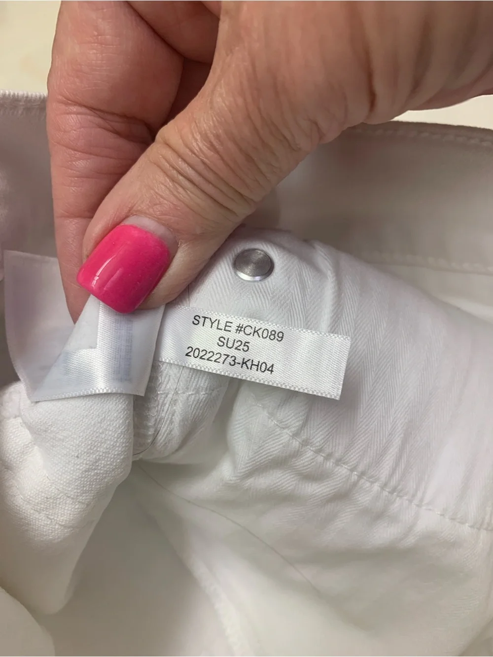 J. Crew White High-Rise Denim Shorts